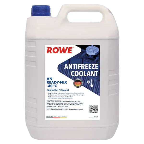 ROWE Antifreeze AN G11 Ready-Mix -40 °C 5L